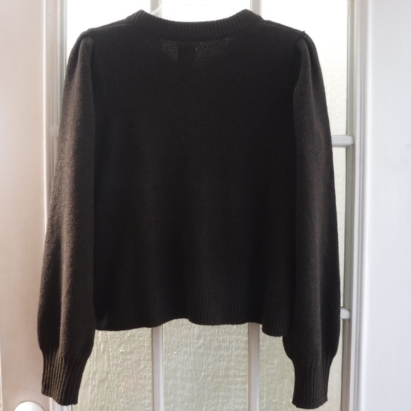 GAP Brown Color Cotton Blend Button Up Long Sleeve Sweater Cardigan - Picture 3 of 7